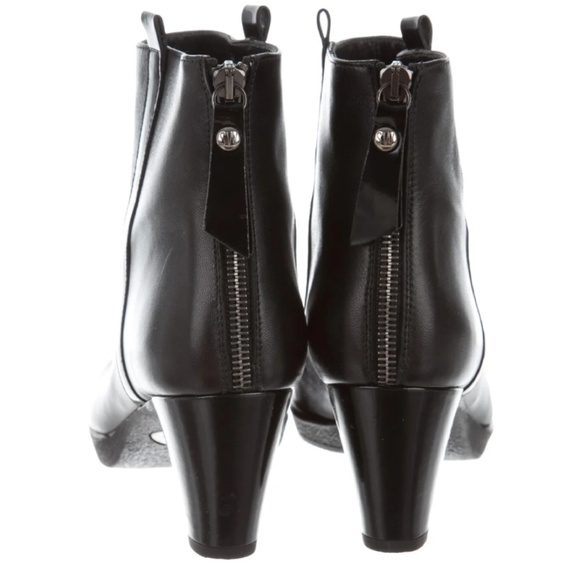 Stuart Weitzman Leather Ankle Boots - Picture 3 of 4